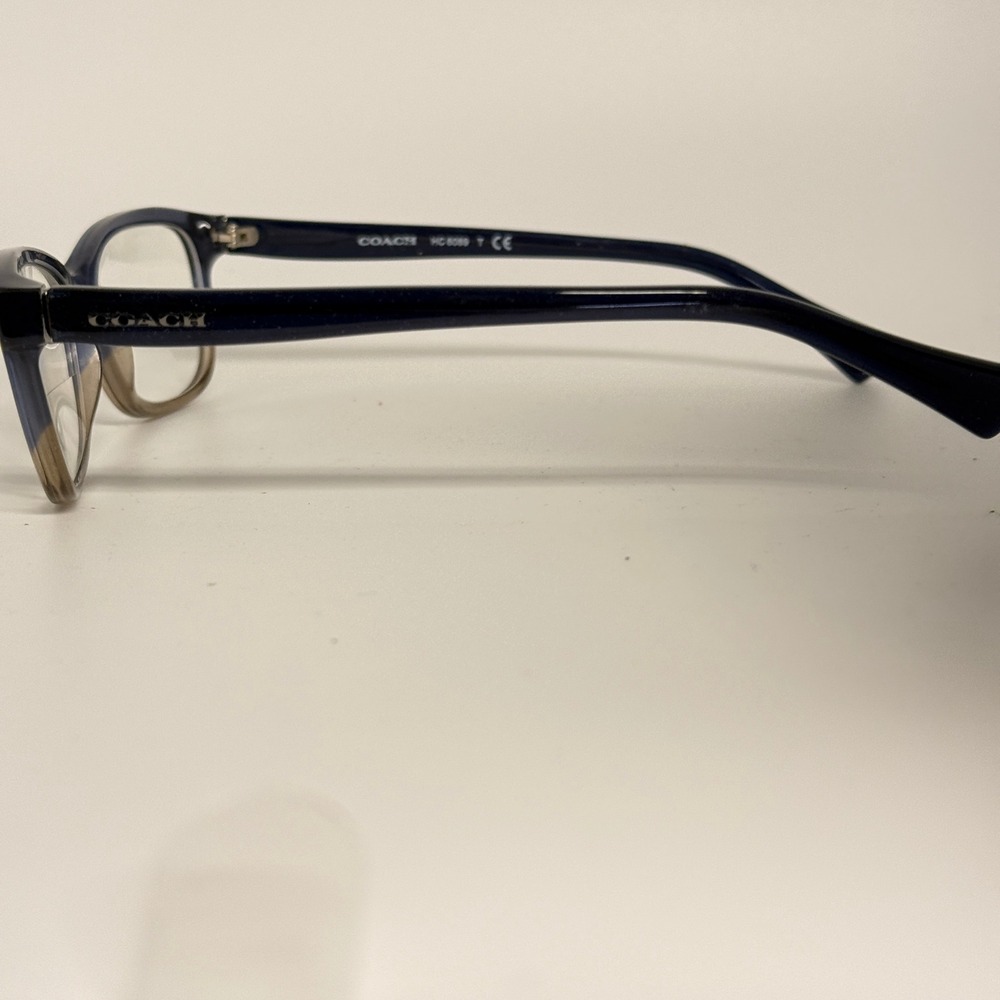 Coach HC 6089 5474 Denim Taupe Glitter Gradient Eyeglasses 51-16-135 HC6089 - Picture 2 of 7